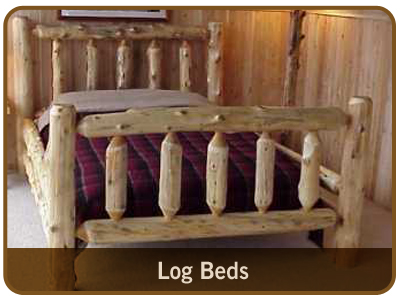 Beds Made Out of Logs